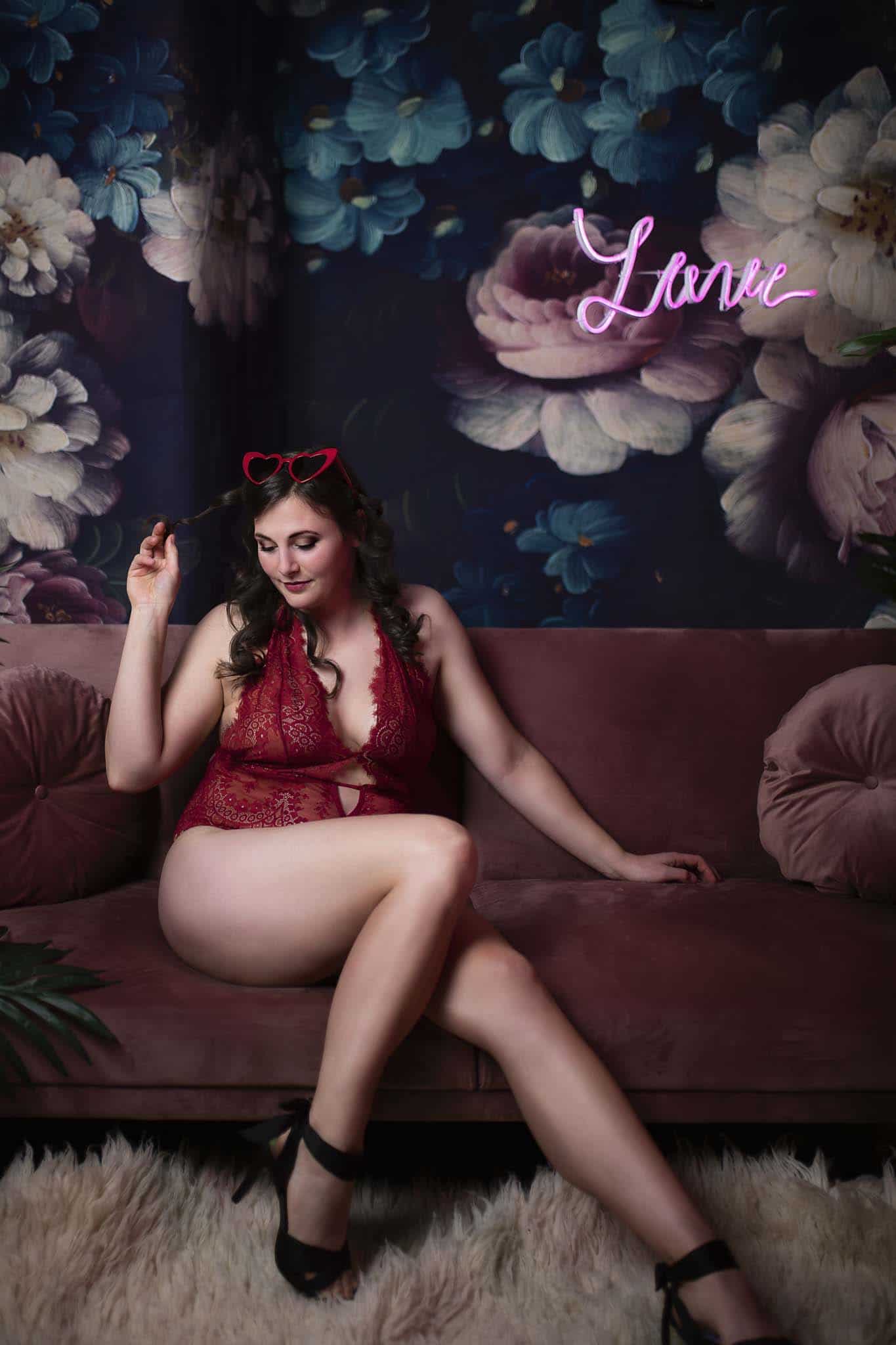 Valentine's Day Boudoir photography Iris Lane photography akron canton ohio professional photographer photo studio